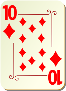 clairvoyant Image of 10 of Diamonds master image